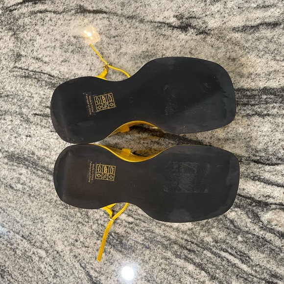 Jeffrey Campbell, yellow wedges heels - Picture 7 of 7